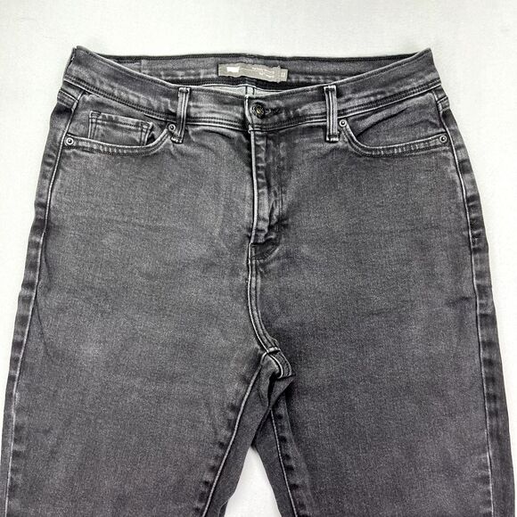 Levis 512 Perfectly Slimming Skinny Leg Women's Jeans Plus Size 12‎ Denim Black - Picture 2 of 15